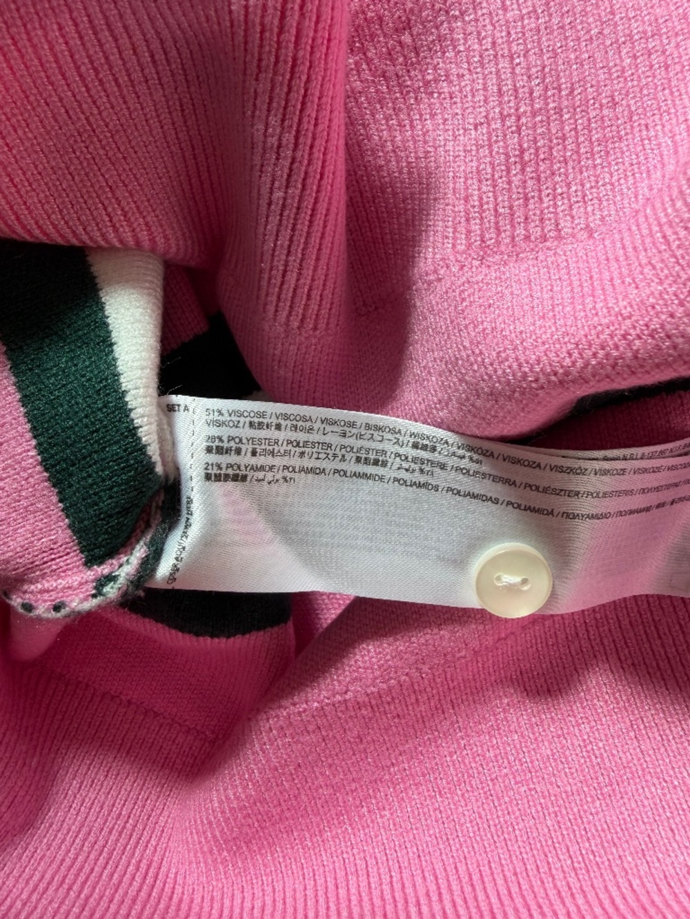 Mango Knit Rugby Sweater - Picture 5 of 6
